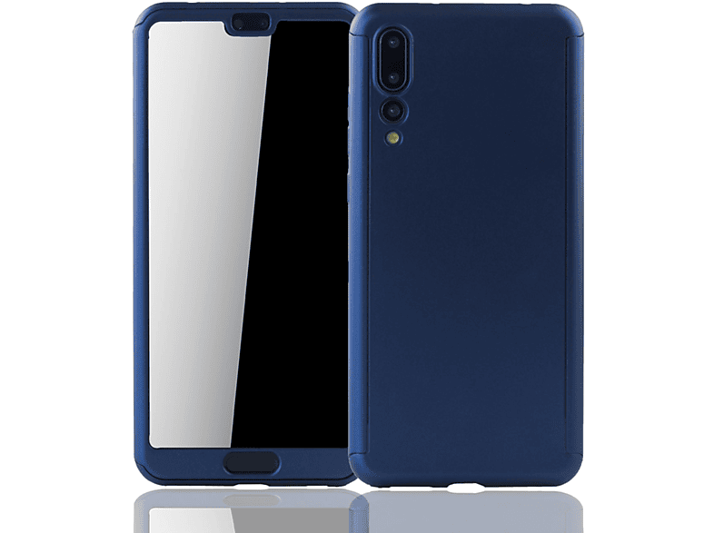 KÖNIG DESIGN Schutzhülle, Full Cover, Huawei, P20 Pro, Blau
