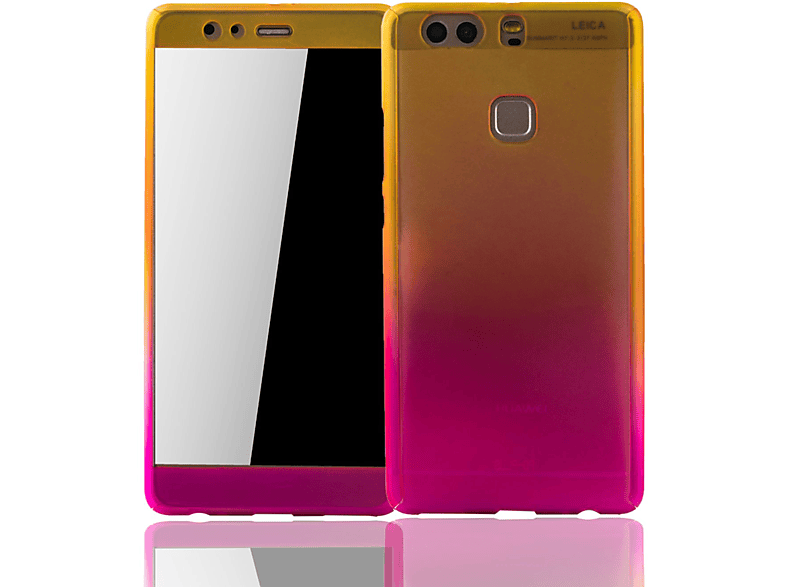 KÖNIG DESIGN Schutzhülle, Full Plus, Huawei, P9 Mehrfarbig Cover