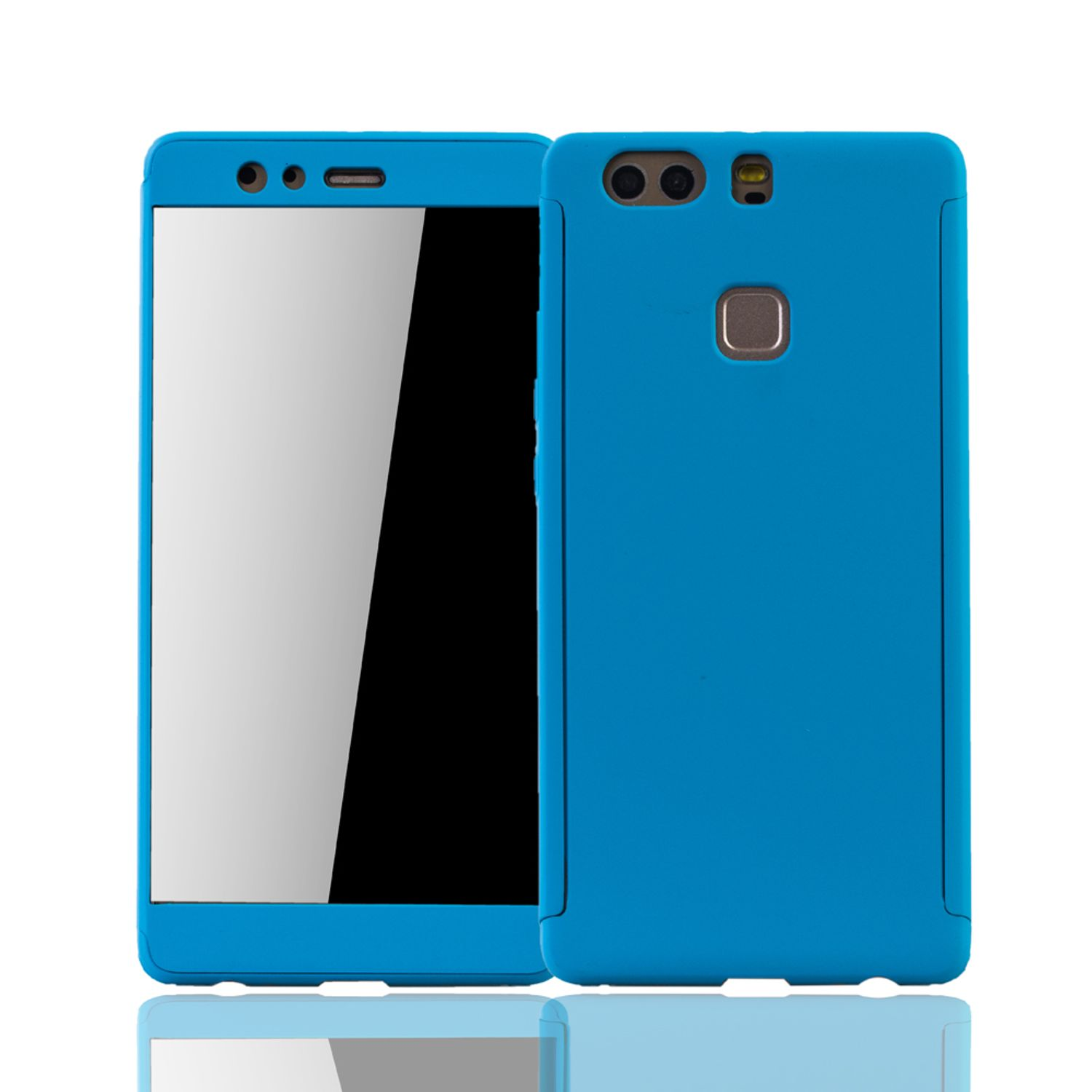 KÖNIG DESIGN Schutzhülle, Blau Plus, Cover, Full P9 Huawei