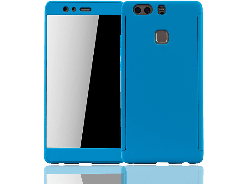 KÖNIG DESIGN Schutzhülle, Blau Plus, Cover, Full P9 Huawei
