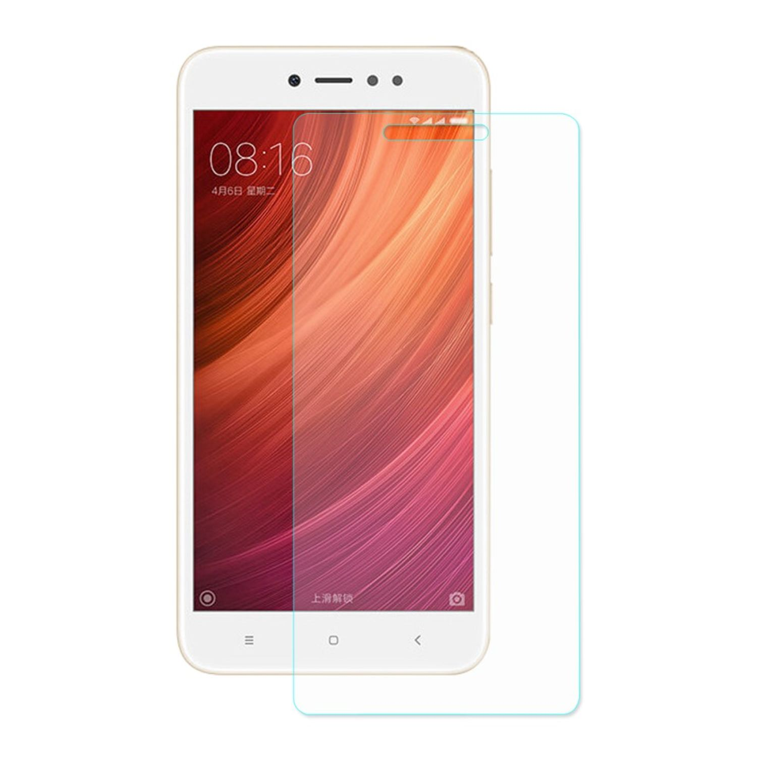 5A) Xiaomi Note Schutzfolie(für Pack KÖNIG 2er Redmi Displayschutz DESIGN