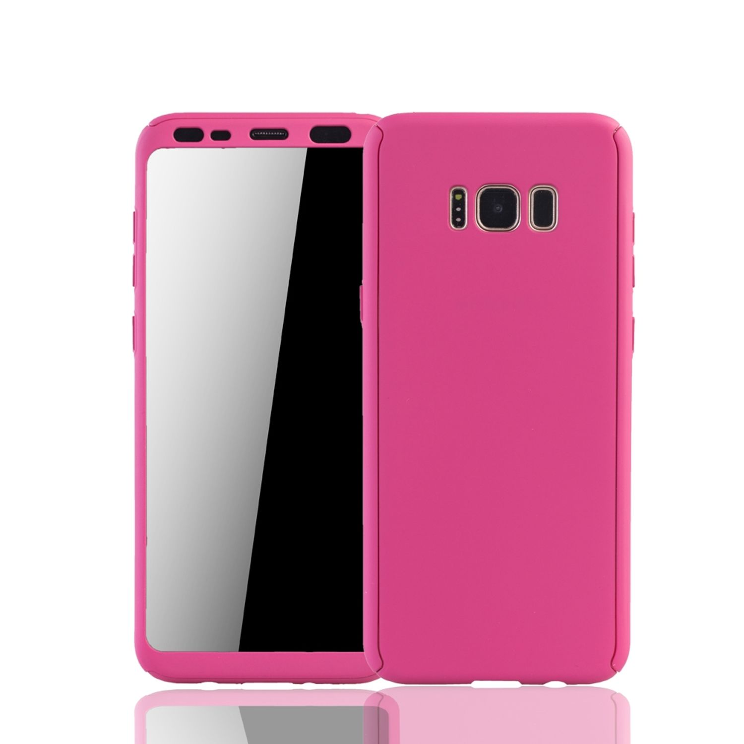 KÖNIG DESIGN Schutzhülle, Full Cover, S8 Galaxy Samsung, Plus, Pink