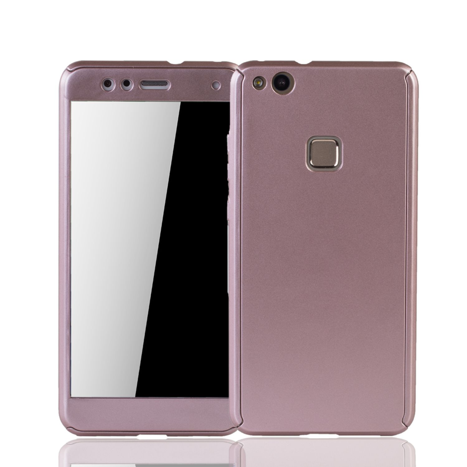 KÖNIG DESIGN Schutzhülle, Full Cover, Pink P10 Lite, Huawei
