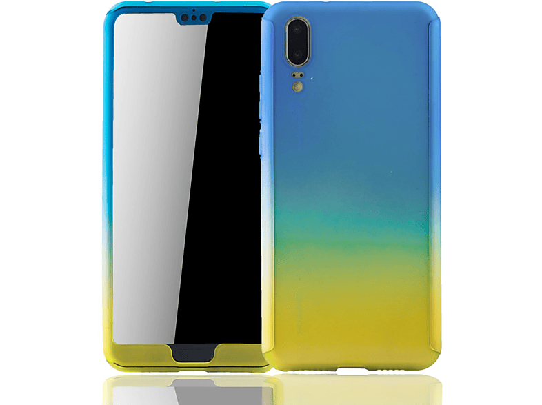 KÖNIG DESIGN Schutzhülle, Huawei, Full Mehrfarbig Cover, P20