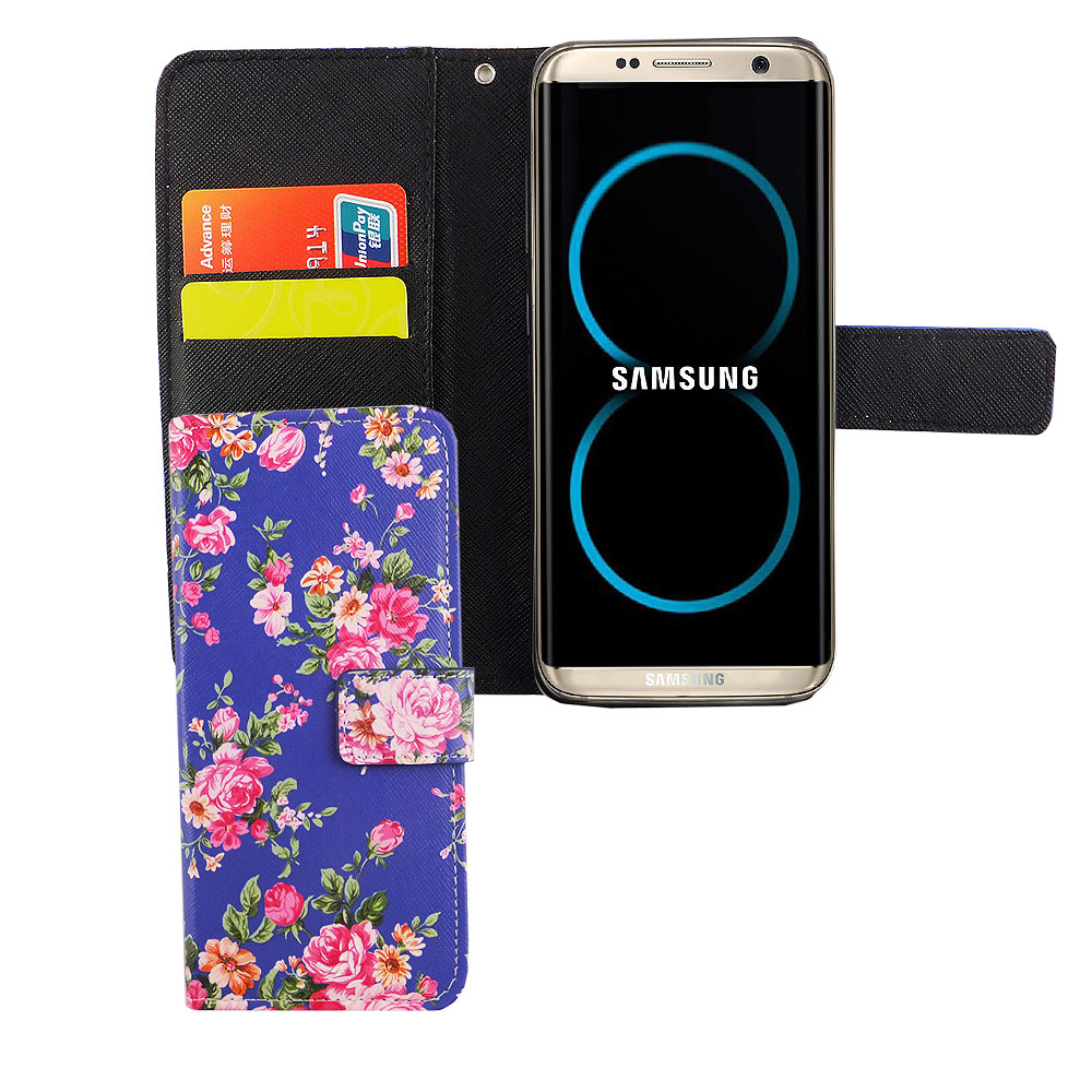 Blau S8, Samsung, Galaxy Bookcover, DESIGN Handyhülle, KÖNIG