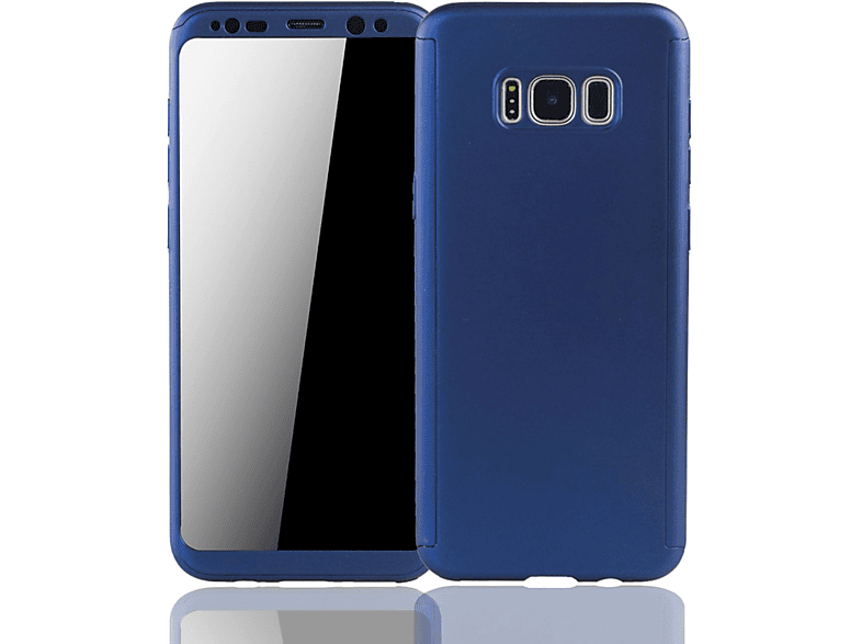 KÖNIG DESIGN Schutzhülle, Full Cover, Samsung, Galaxy S8, Blau | Fullcover