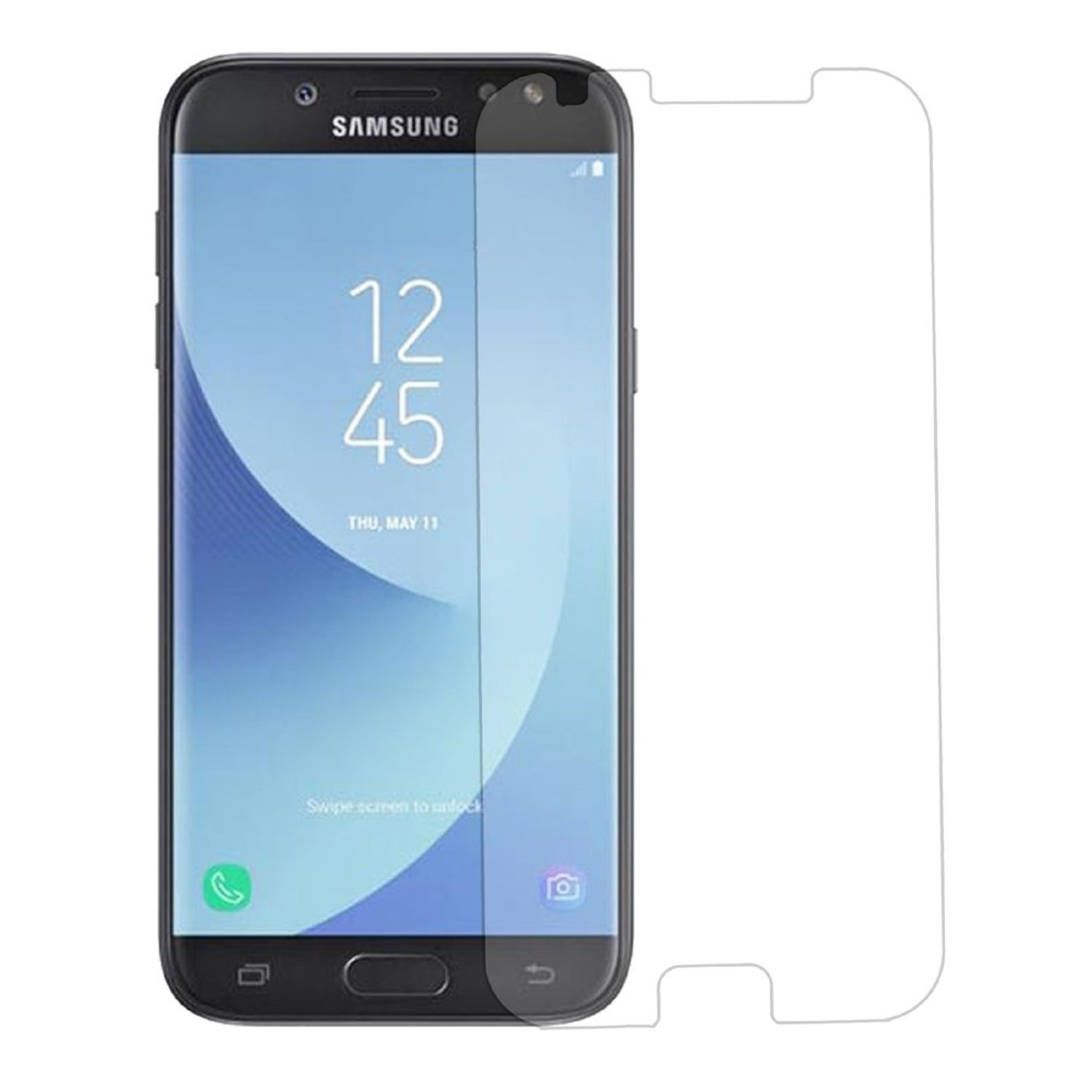 DESIGN (2017)) Schutzfolie(für Pack Galaxy KÖNIG J3 Samsung 2er Displayschutz
