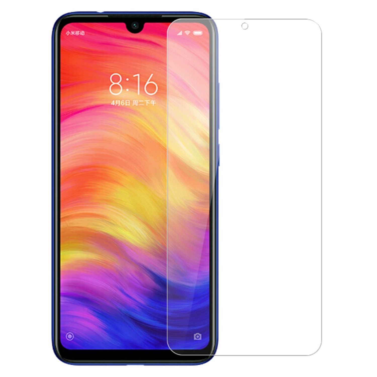 7 Xiaomi / Redmi Pro) Note Schutzfolie(für DESIGN KÖNIG 7 Pack Displayschutz Redmi 2er Note