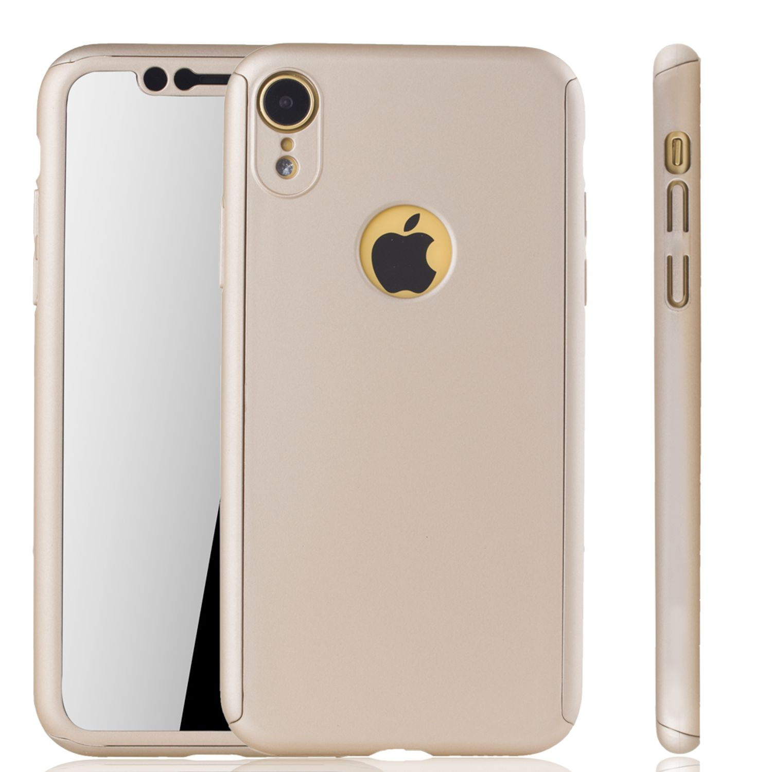 Gold KÖNIG XR, Schutzhülle, Cover, Full iPhone Apple, DESIGN