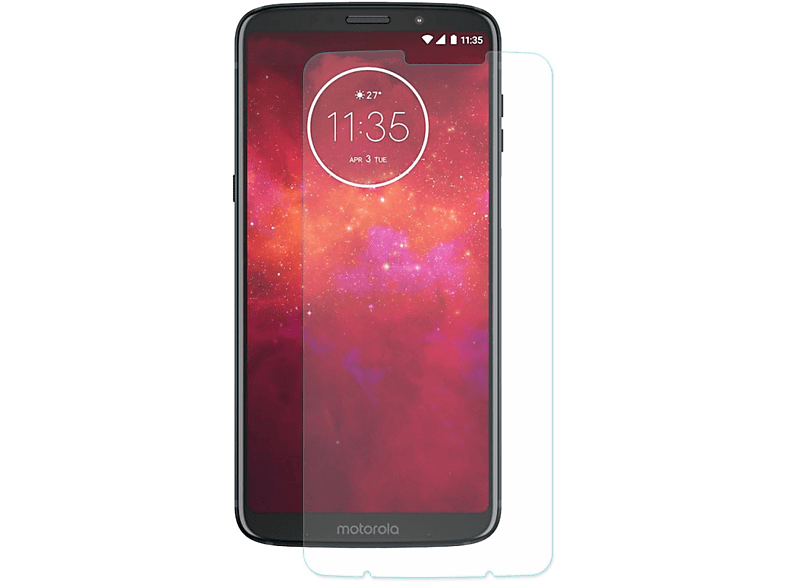 Schutzfolie(für 3er DESIGN Moto Play) Motorola Z3 KÖNIG Pack Displayschutz