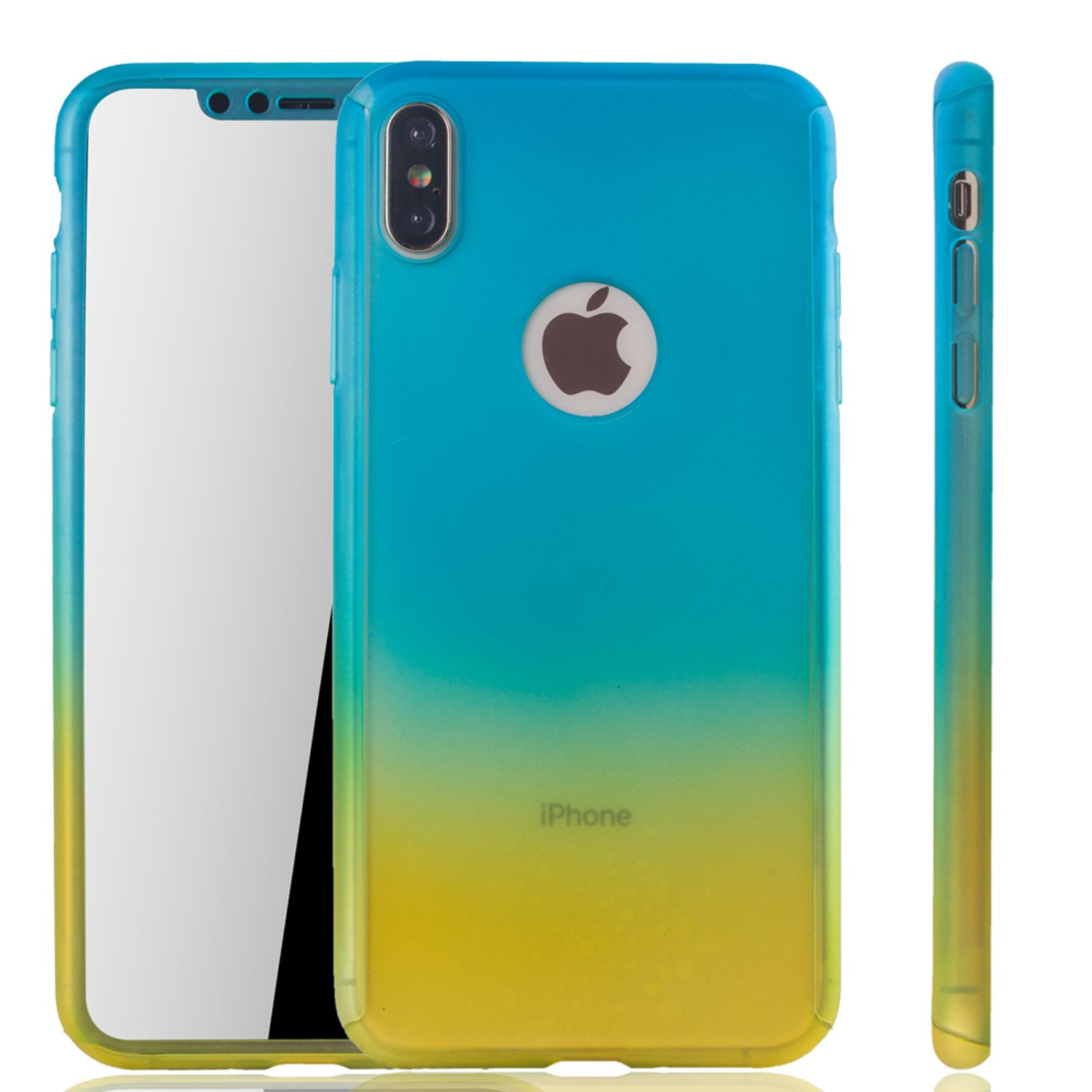 Max, Full DESIGN XS Apple, Mehrfarbig iPhone Cover, Schutzhülle, KÖNIG
