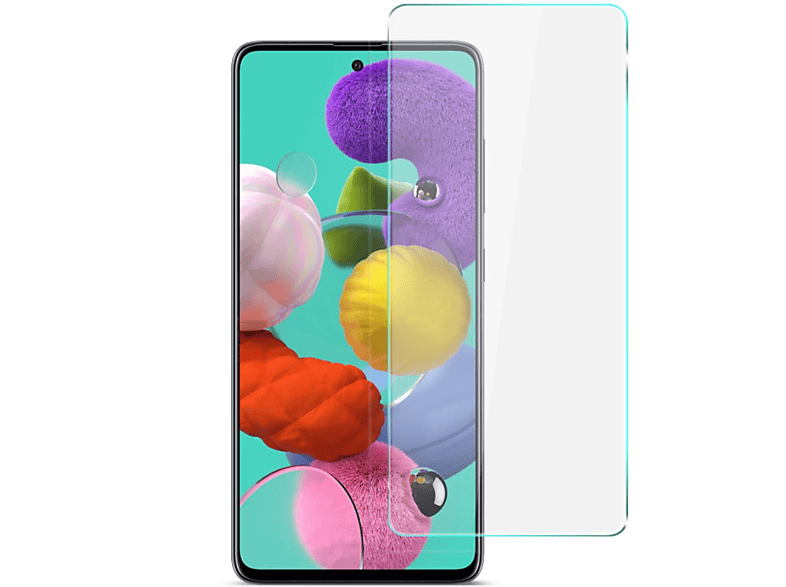 KÖNIG DESIGN 3er Pack Displayschutz Schutzfolie(für Samsung Galaxy A51)