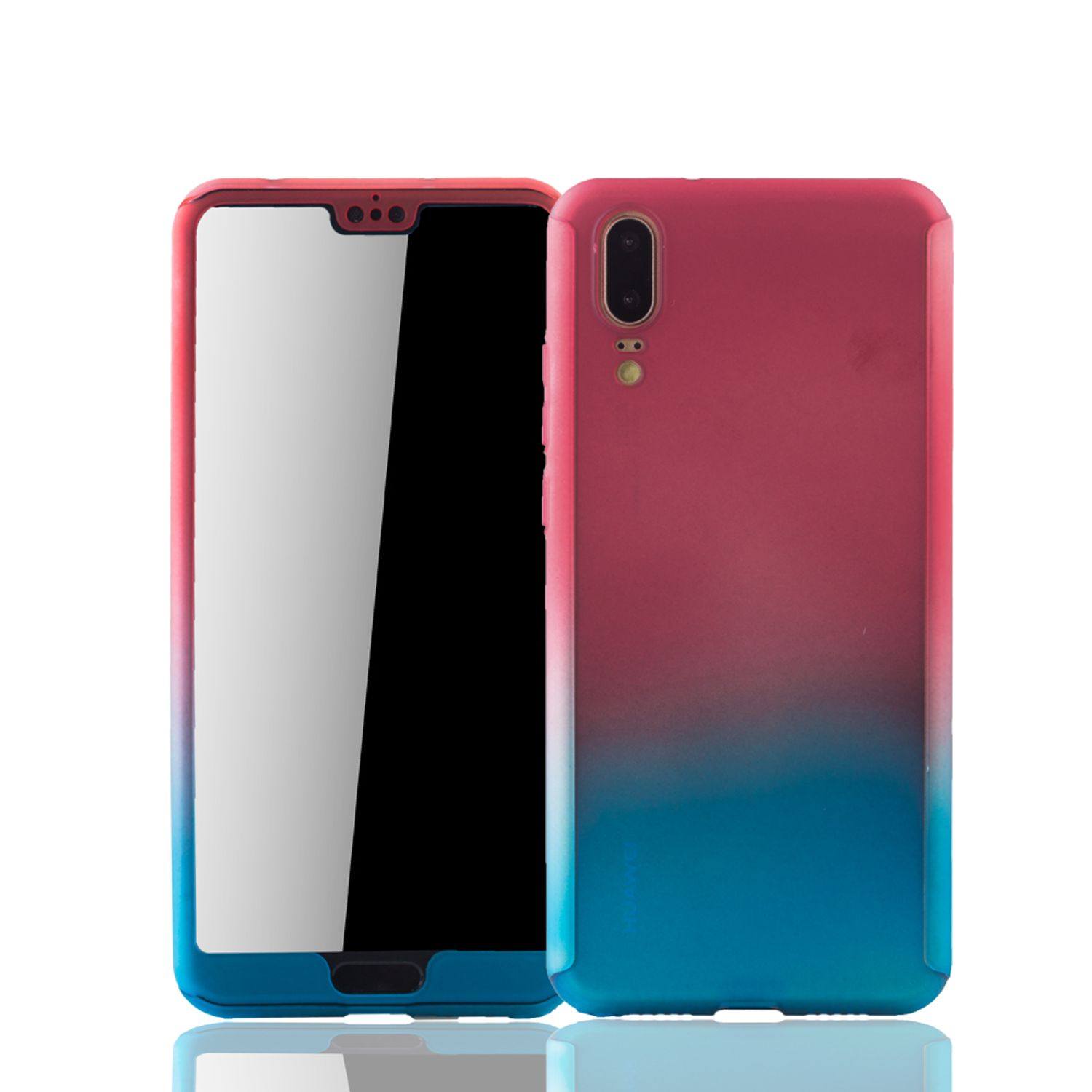 Huawei, Schutzhülle, P20, KÖNIG Cover, DESIGN Mehrfarbig Full