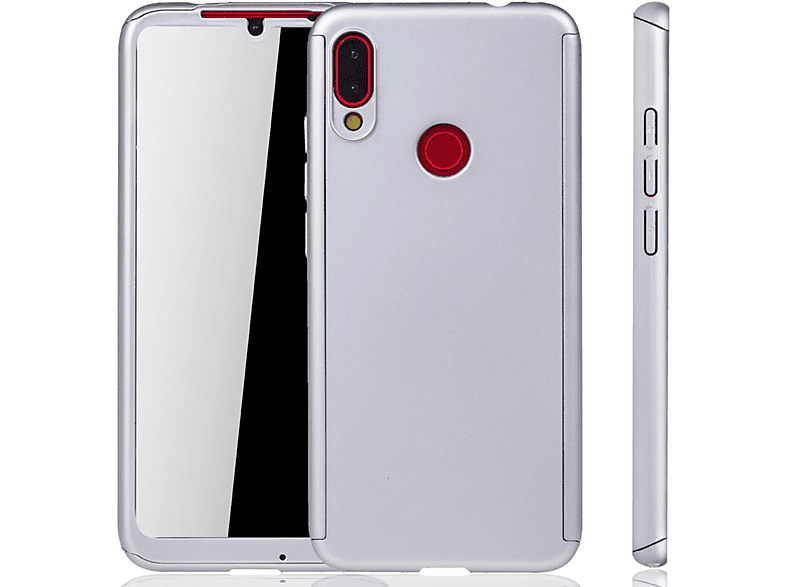 DESIGN Note Redmi Pro, Redmi 7 Xiaomi, Cover, Schutzhülle, Full 7 / KÖNIG Silber Note