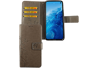 KÖNIG DESIGN Handyhülle, Bookcover, Samsung, Galaxy S10e, Grau