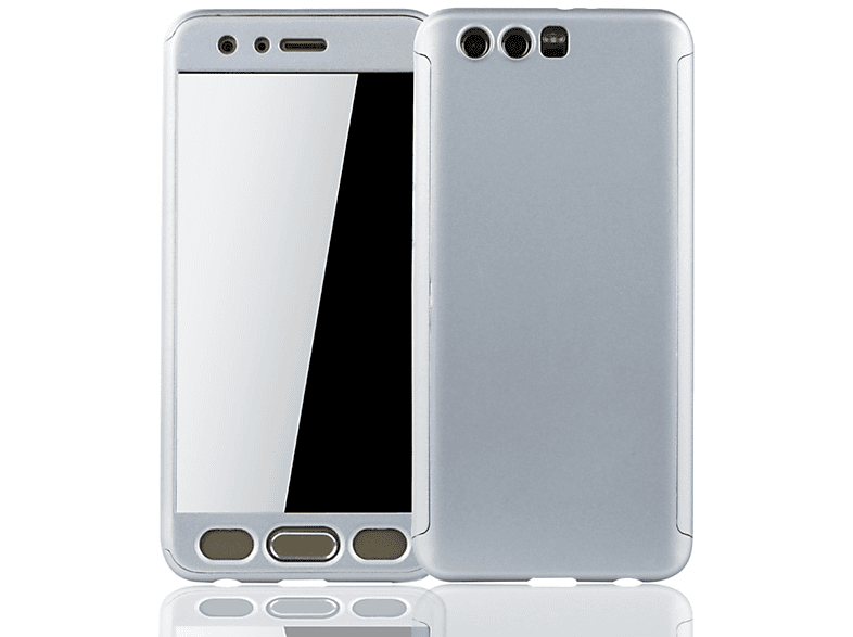 KÖNIG DESIGN Schutzhülle, 9, Huawei, Silber Honor Full Cover