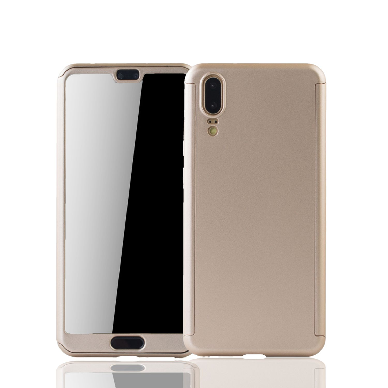 DESIGN Full P20, Cover, Gold KÖNIG Schutzhülle, Huawei,