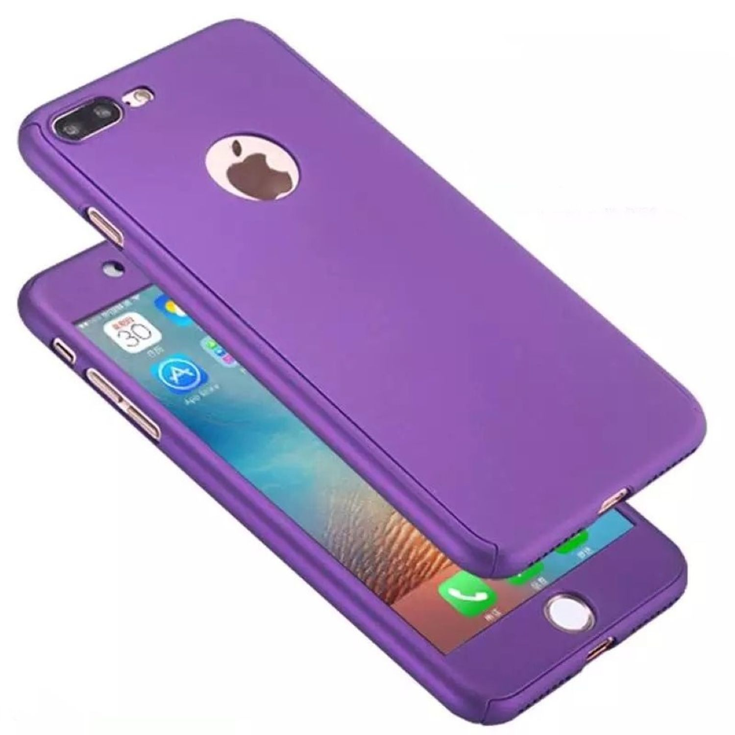 KÖNIG Galaxy Cover, Schutzhülle, DESIGN Samsung, Full Violett S7,