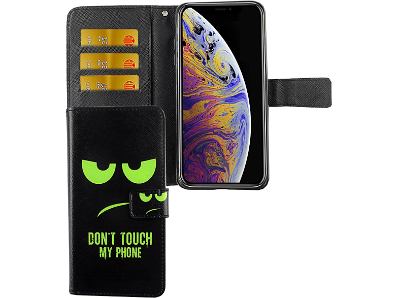 KÖNIG DESIGN Schutzhülle, Bookcover, Apple, iPhone XS Grün Max