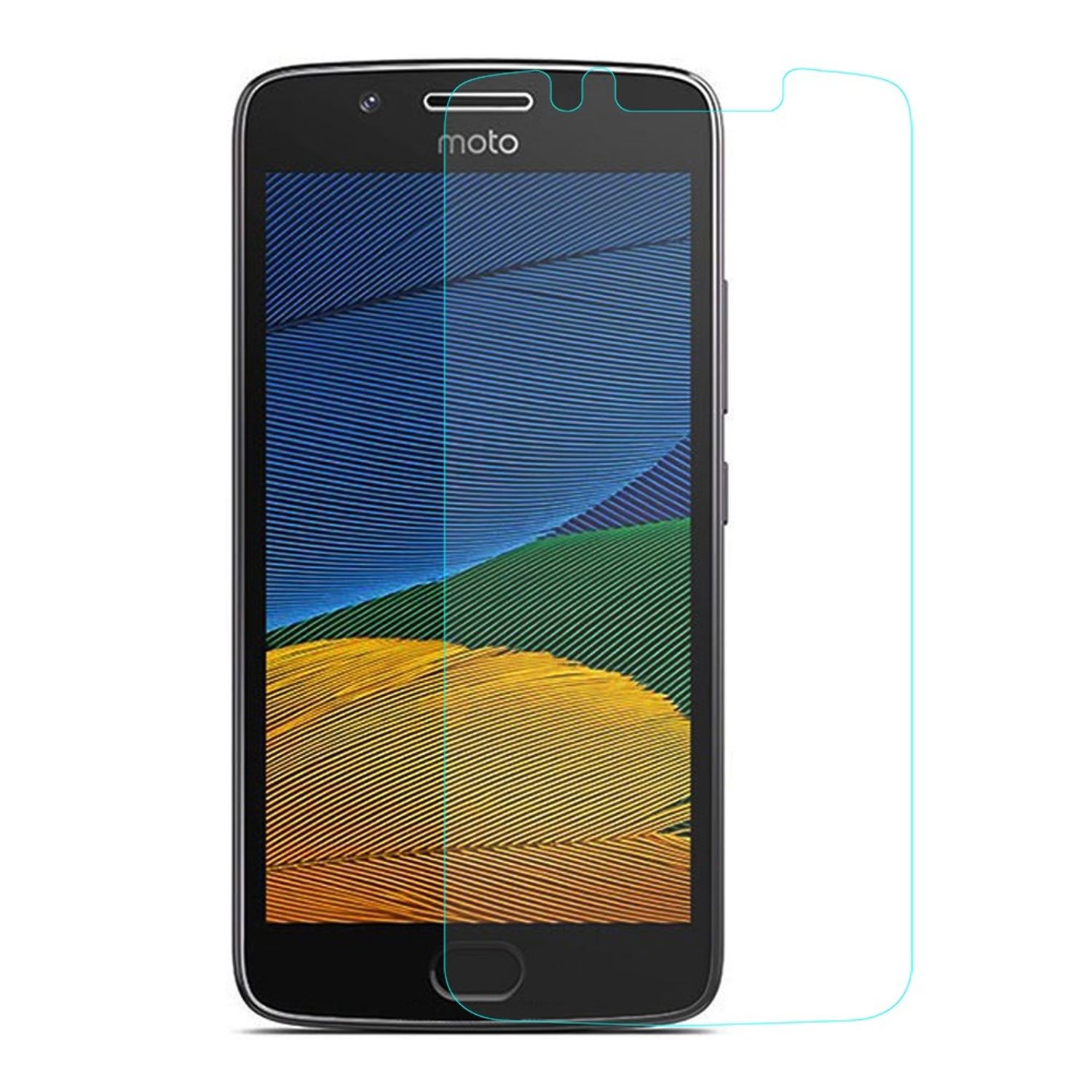 Displayschutz Moto 3er DESIGN Pack Motorola KÖNIG Schutzfolie(für G5)