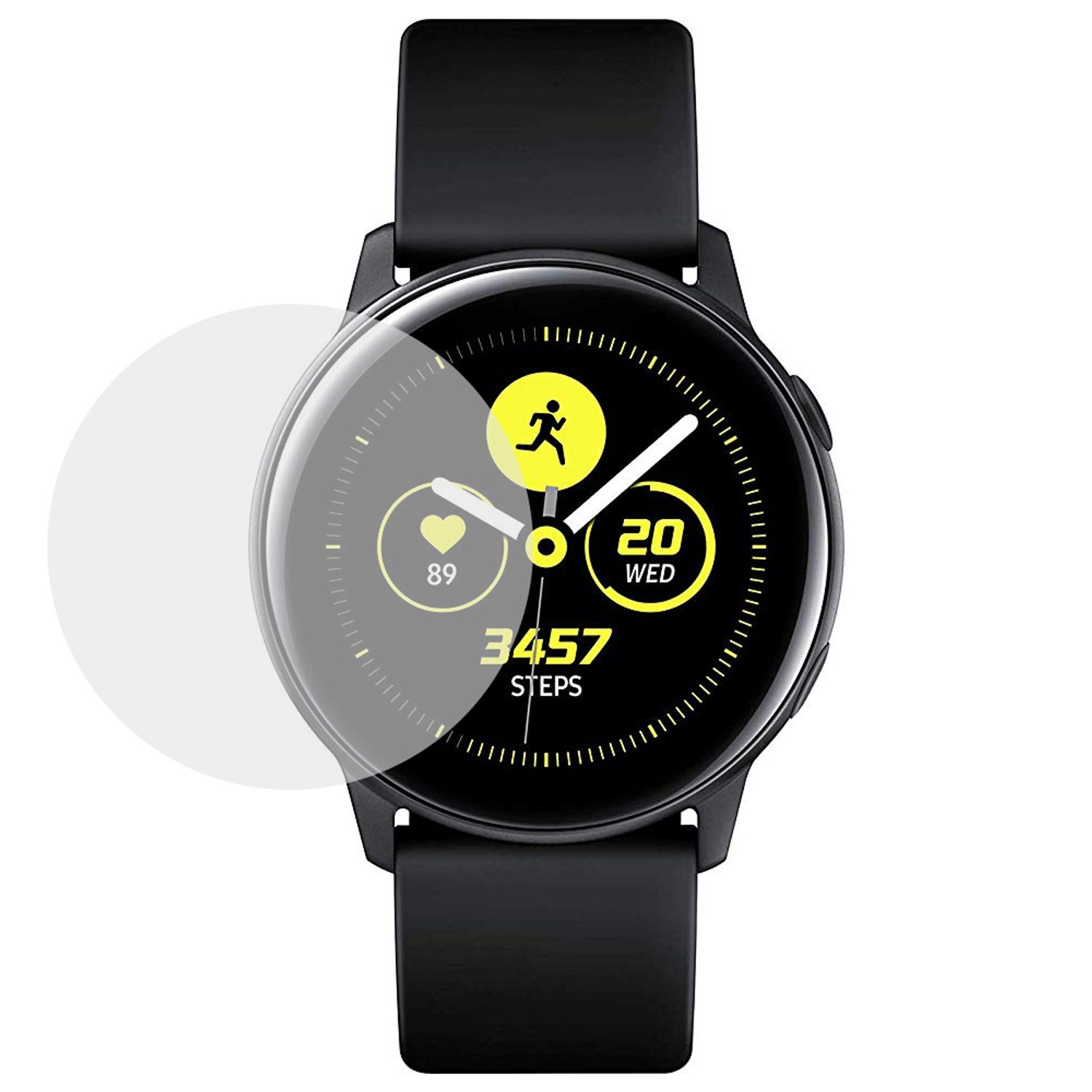 KÖNIG DESIGN 3er Pack Displayschutz Active) Schutzfolie(für Galaxy Samsung Watch