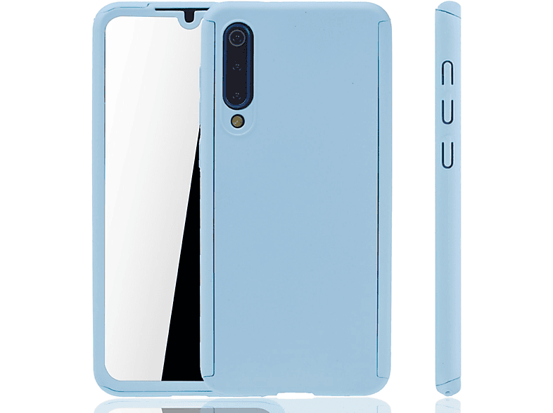 SE, Xiaomi, DESIGN Full Schutzhülle, Cover, Mi KÖNIG Blau 9