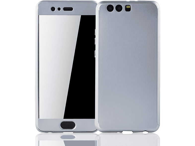 Huawei, Cover, Silber DESIGN KÖNIG Schutzhülle, Plus, Full P10