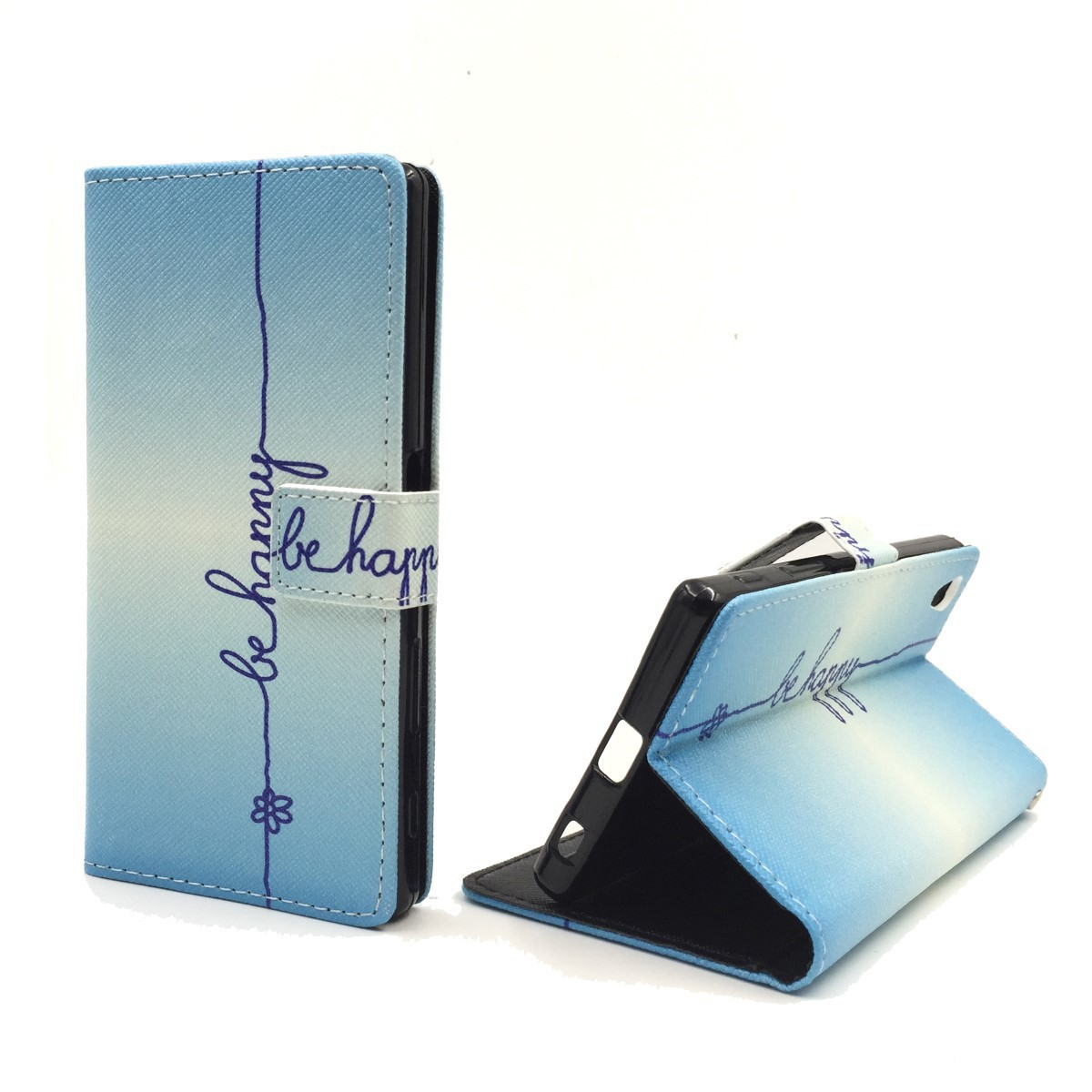 Bookcover, Sony, Blau KÖNIG Handyhülle, DESIGN Xperia Z5,