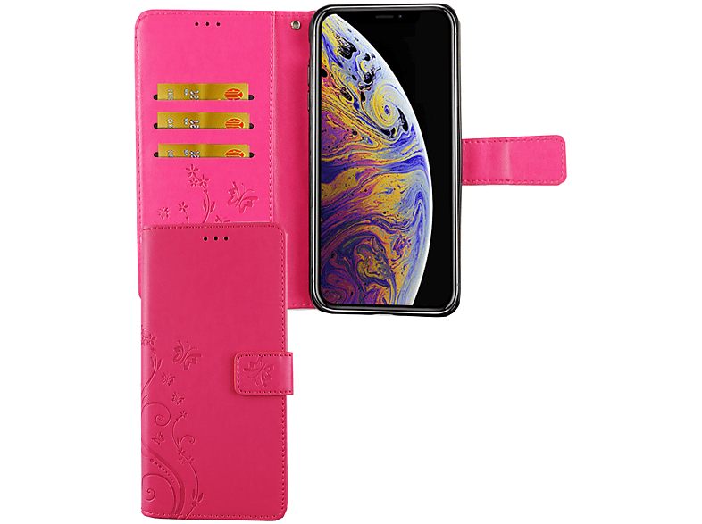 iPhone Schutzhülle, XS KÖNIG Rosa Bookcover, Max, DESIGN Apple,