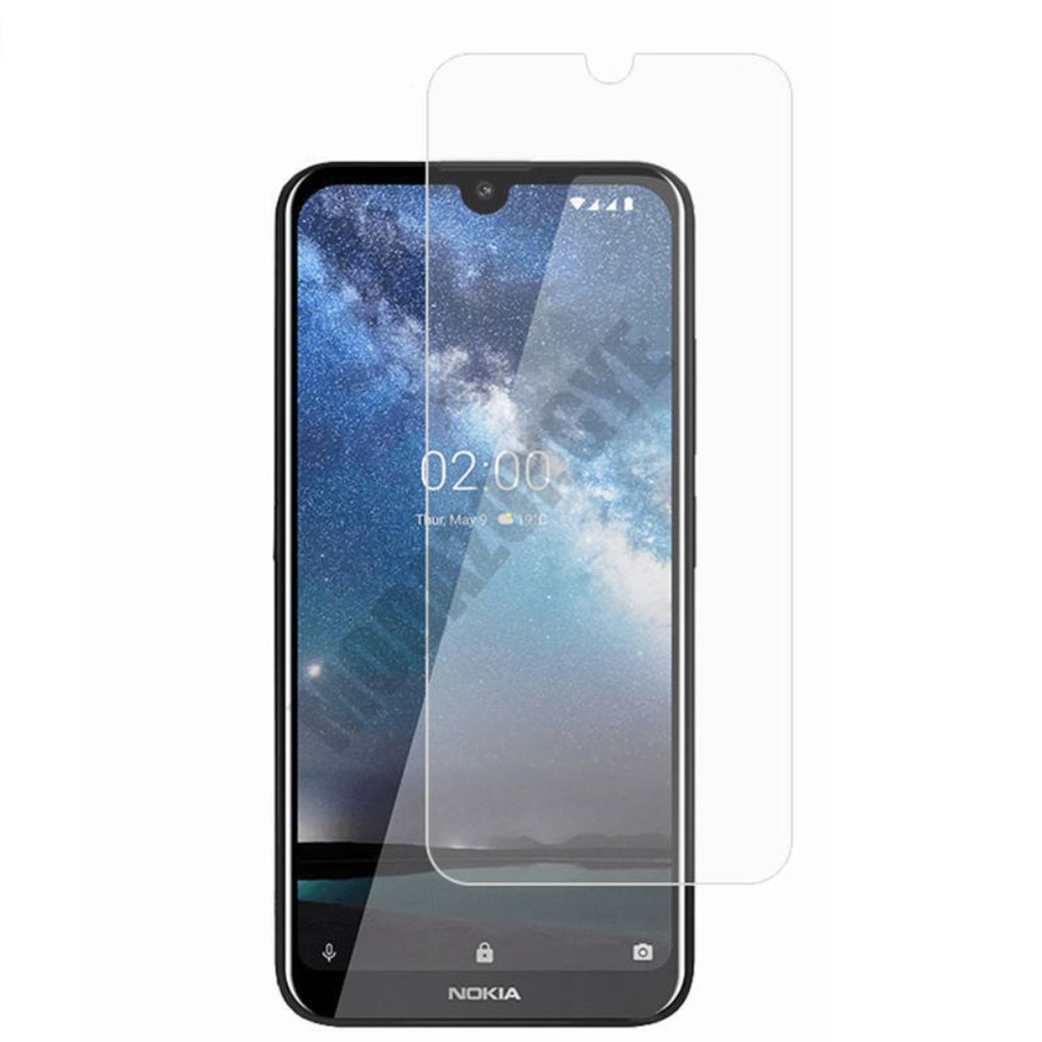 KÖNIG DESIGN 2er Nokia Pack 2.3) Schutzfolie(für Displayschutz