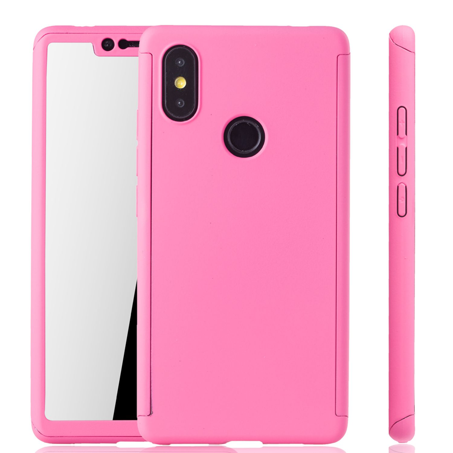 KÖNIG DESIGN Schutzhülle, Full Cover, SE, Mi Xiaomi, 8 Pink