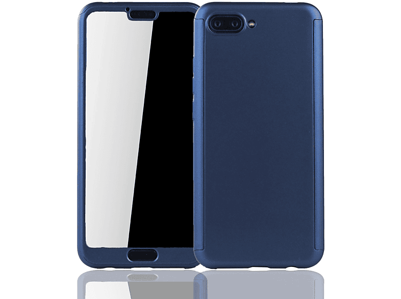 KÖNIG DESIGN Full Schutzhülle, Cover, Blau 10, Huawei, Honor
