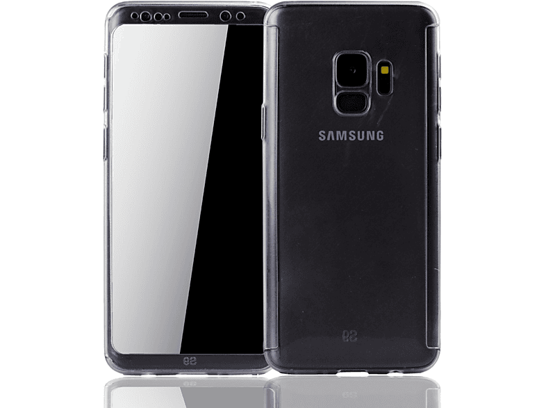 KÖNIG DESIGN Schutzhülle, Full Cover, Samsung, Galaxy S9, Transparent