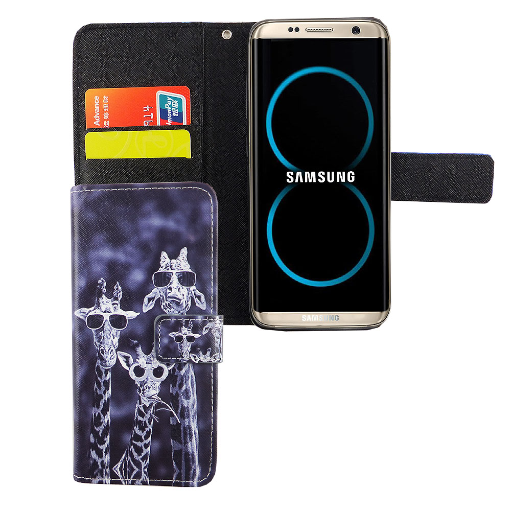Mehrfarbig Handyhülle, DESIGN Bookcover, S8, KÖNIG Samsung, Galaxy