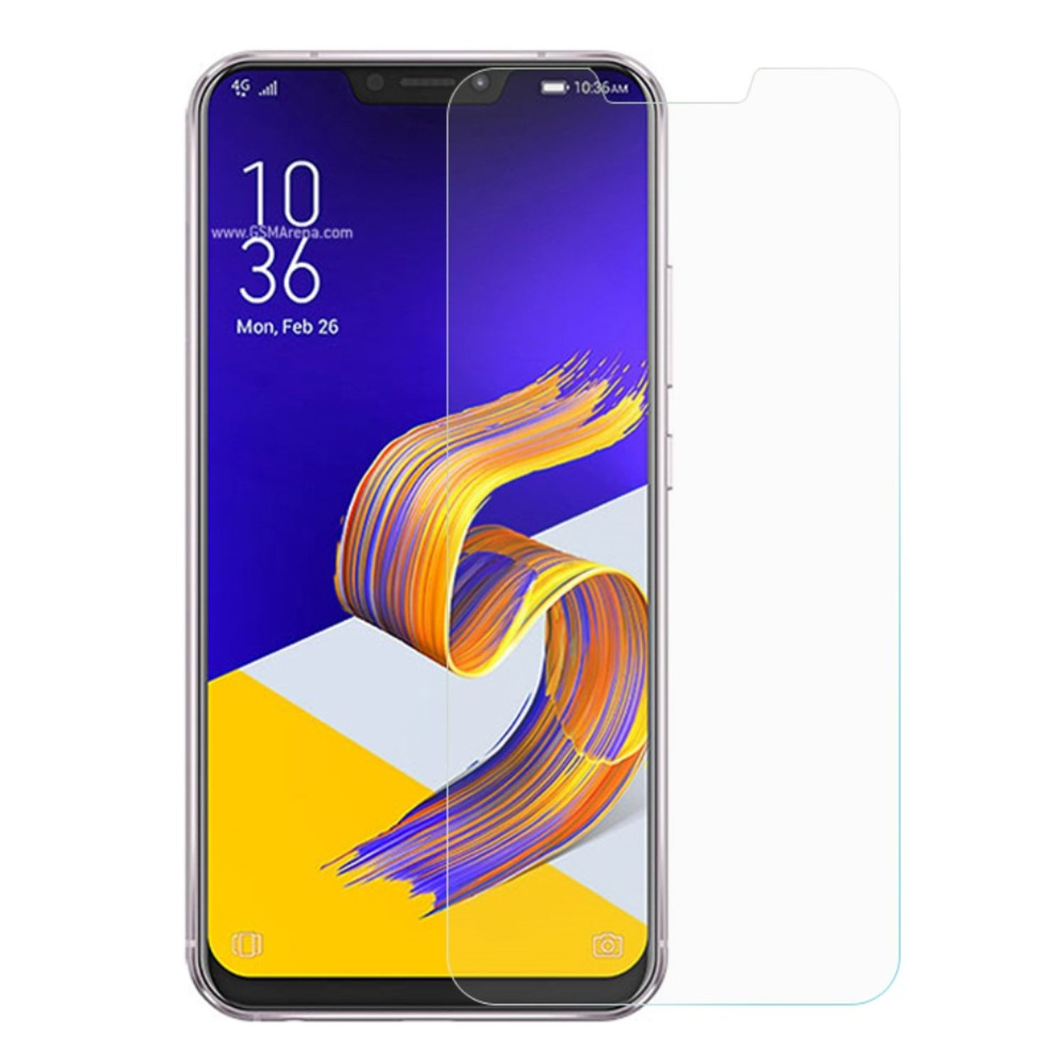 Displayschutz Zenfone ASUS KÖNIG Schutzfolie(für Pack DESIGN (2018)) 3er 5