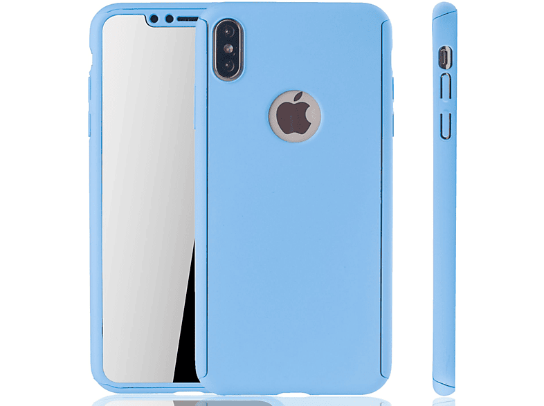 Full Apple, Max, Cover, Blau XS KÖNIG Schutzhülle, DESIGN iPhone