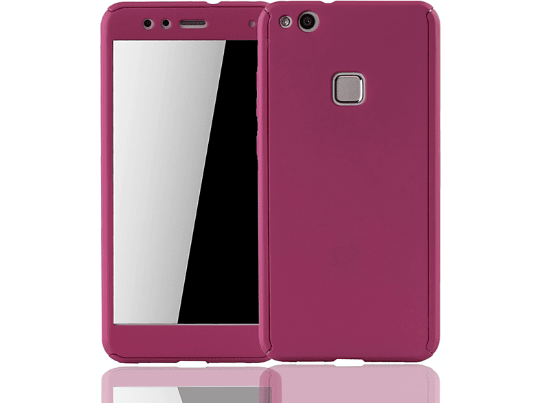KÖNIG DESIGN Schutzhülle, Full Cover, Huawei, P10 Lite, Pink