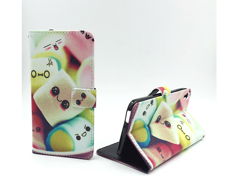 DESIGN Handyhülle, Zoll, Alcatel, Bookcover, Idol 5,5 Mehrfarbig KÖNIG 3