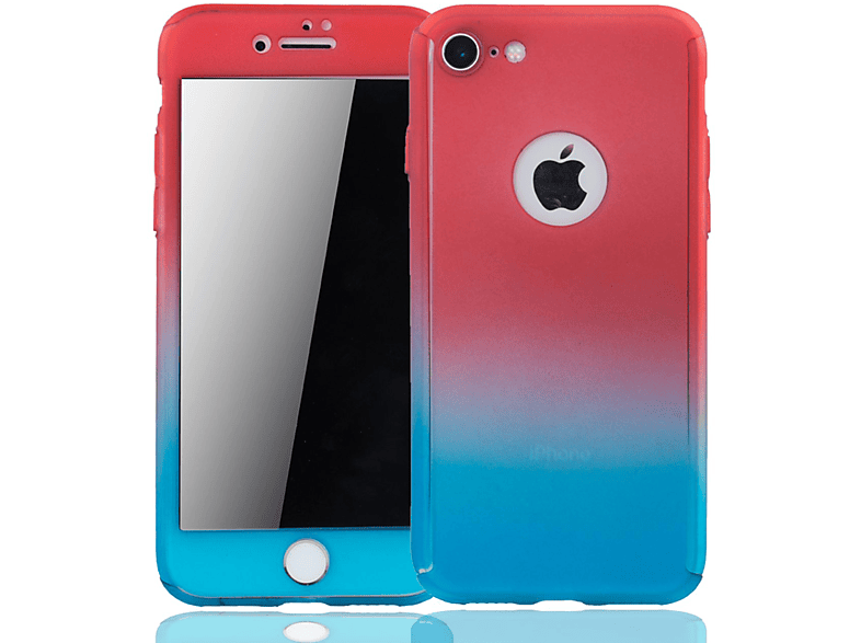 KÖNIG 8, Mehrfarbig DESIGN Cover, Schutzhülle, Apple, iPhone Full