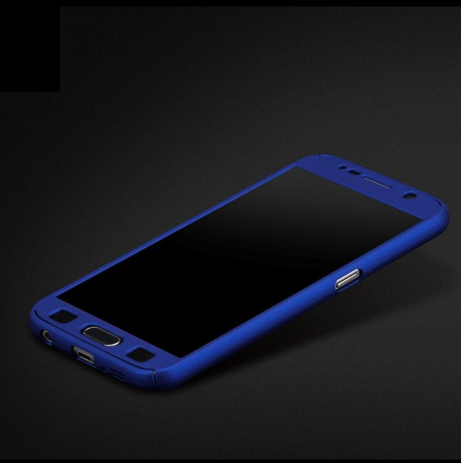 Full Samsung, Cover, Schutzhülle, J3 (2017), Galaxy Blau DESIGN KÖNIG