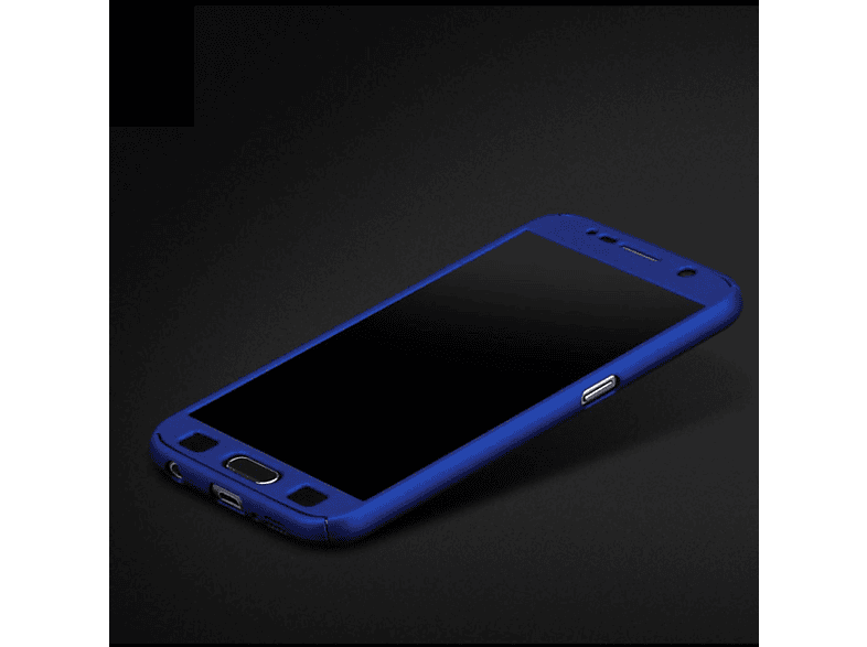 KÖNIG DESIGN Schutzhülle, Full Cover, Samsung, Galaxy J3 (2017), Blau