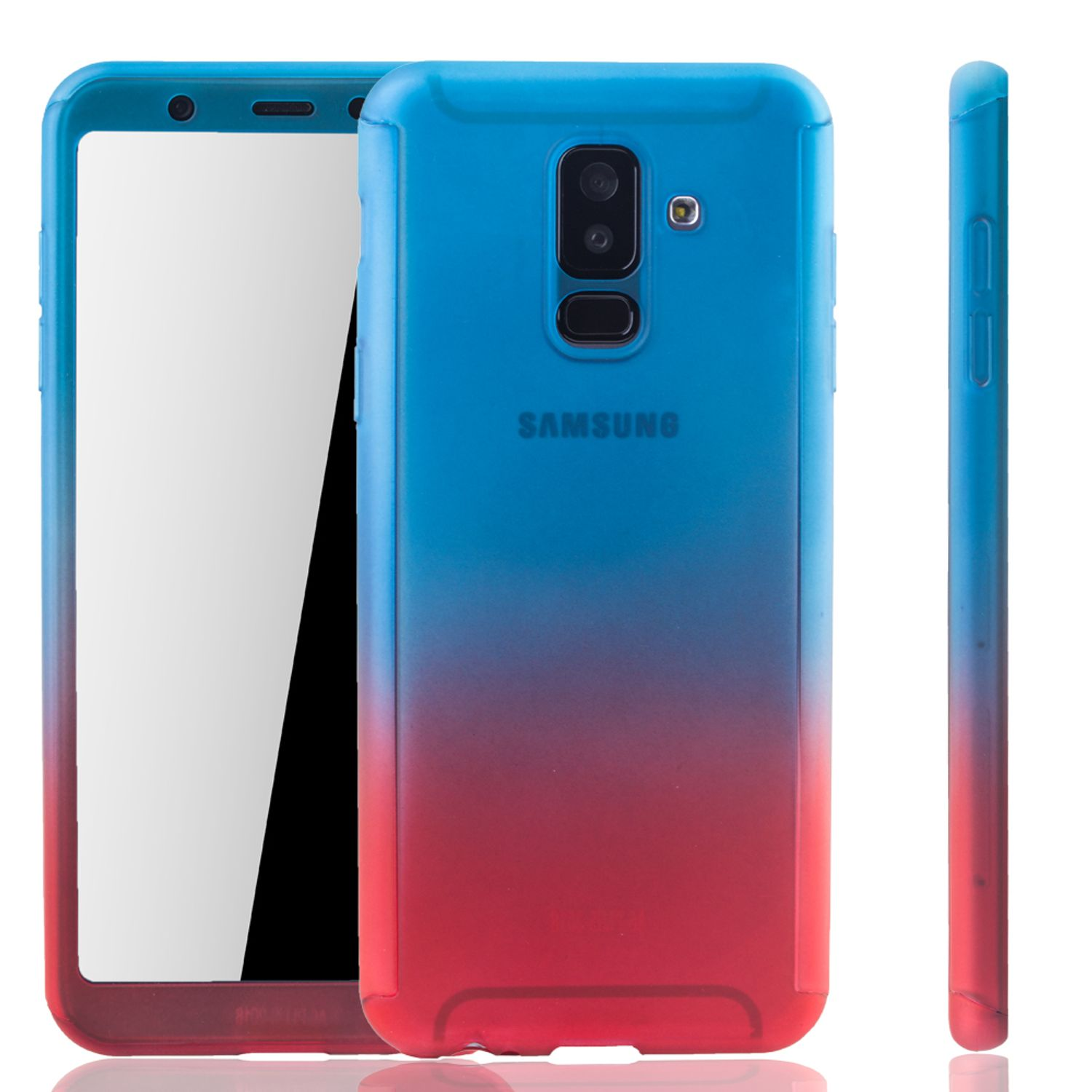 KÖNIG DESIGN Schutzhülle, Samsung, Full Galaxy Cover, (2018), A6 Mehrfarbig Plus