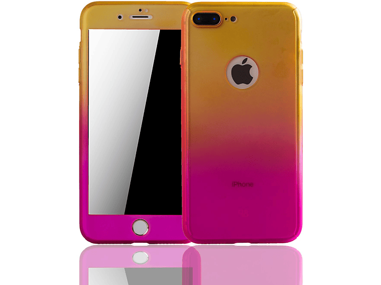 KÖNIG DESIGN Schutzhülle, Full 8 Mehrfarbig Plus, Apple, iPhone Cover