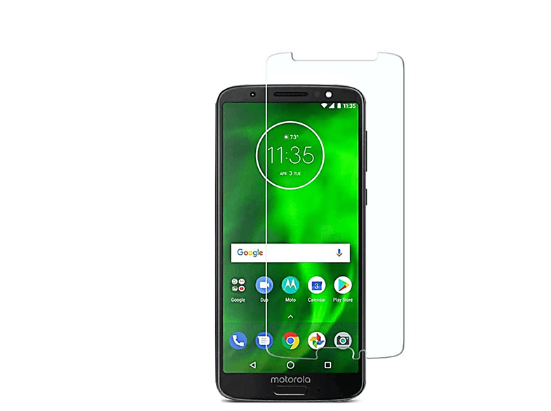 KÖNIG DESIGN 2er Displayschutz Schutzfolie(für Moto Pack Motorola Play) G6