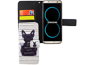 KÖNIG DESIGN Handyhülle, Bookcover, Samsung, Galaxy S8, Weiß