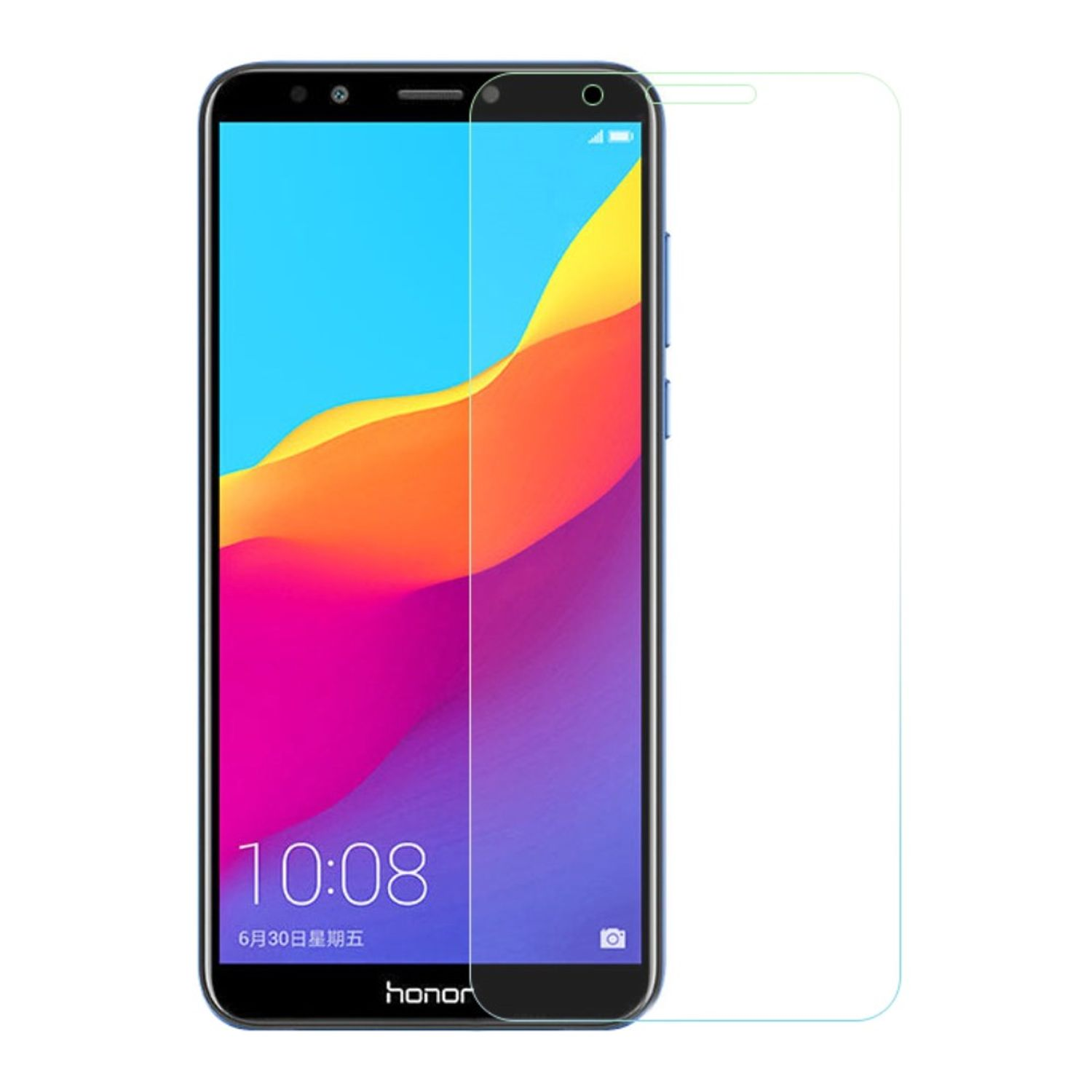 Honor Huawei 2er KÖNIG DESIGN 7C) Displayschutz Schutzfolie(für Pack