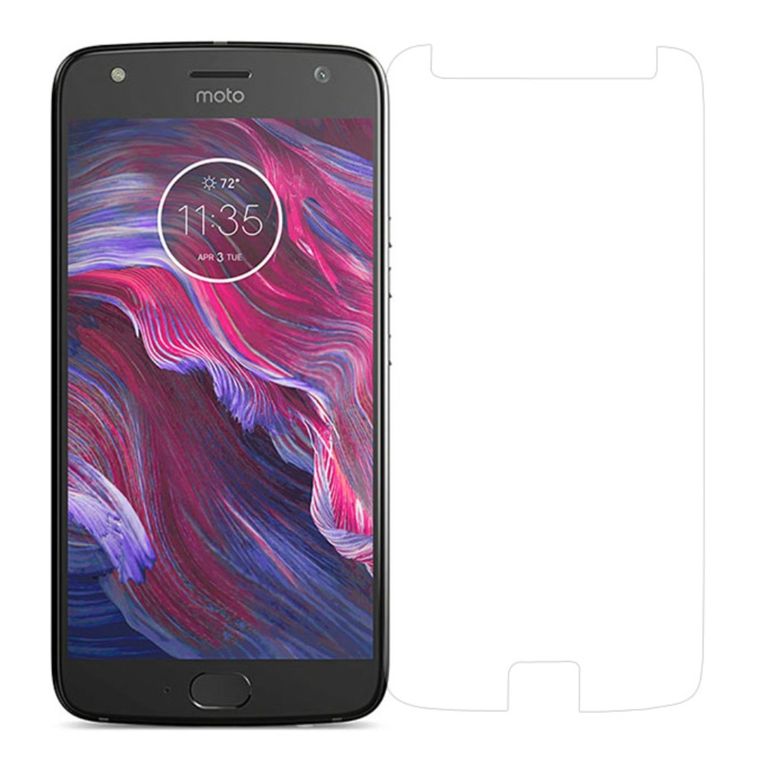 Displayschutz Pack KÖNIG Schutzfolie(für X4) 3er Motorola Moto DESIGN