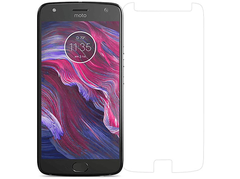 Displayschutz KÖNIG 3er Schutzfolie(für Pack Moto X4) Motorola DESIGN