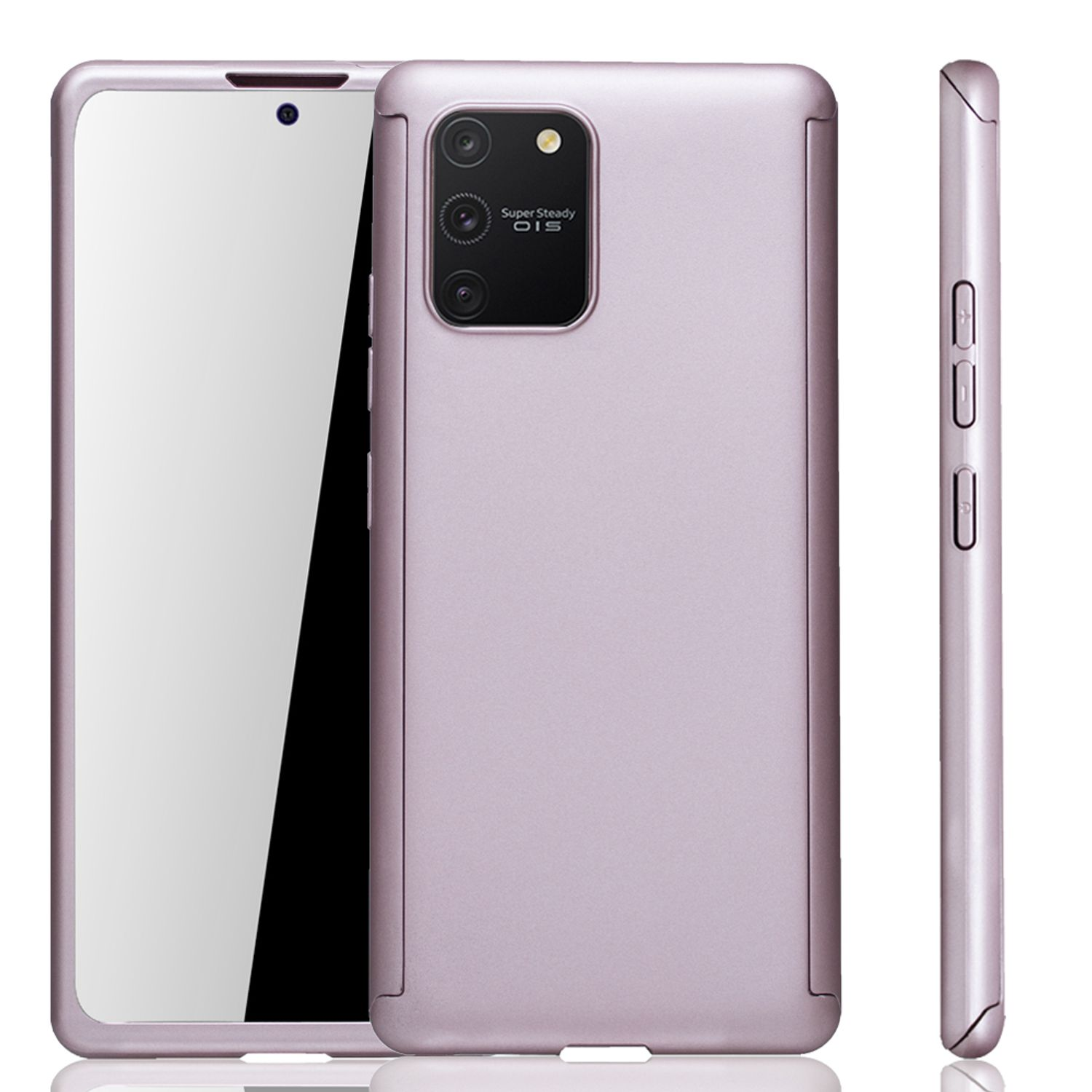 KÖNIG DESIGN Schutzhülle, Full Cover, Pink S10 Samsung, Galaxy Lite