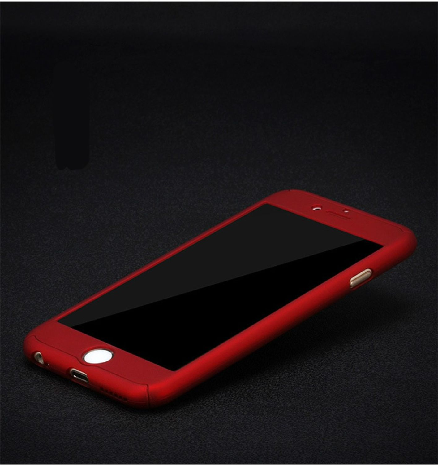 KÖNIG DESIGN Handyhülle Samsung, (2016), Rot Cover, Galaxy 360 Schutz, A5 Full Grad